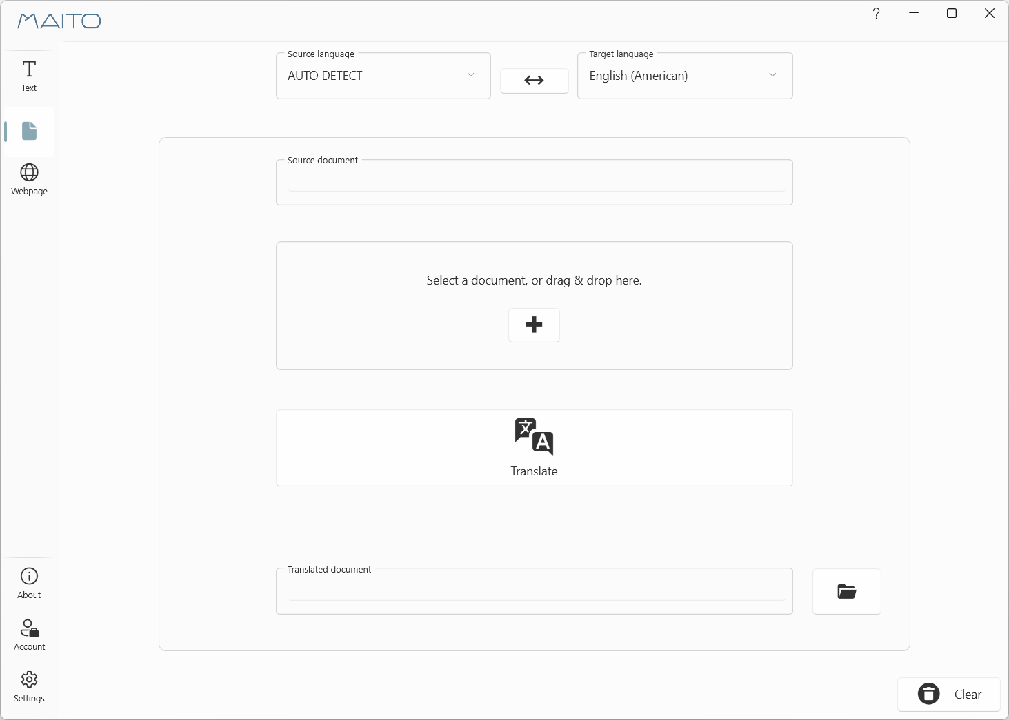 Documents tab